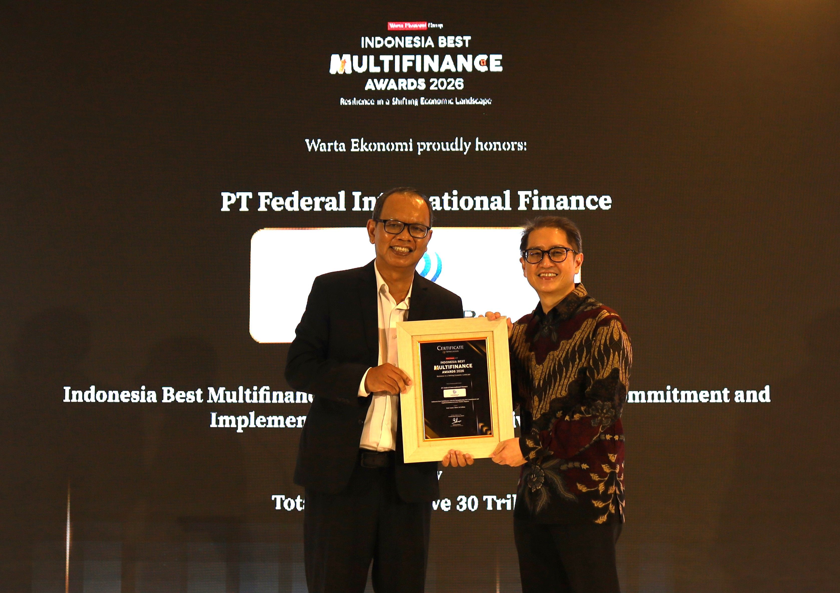 FIFGROUP Raih Indonesia Best Multifinance Awards 2026 