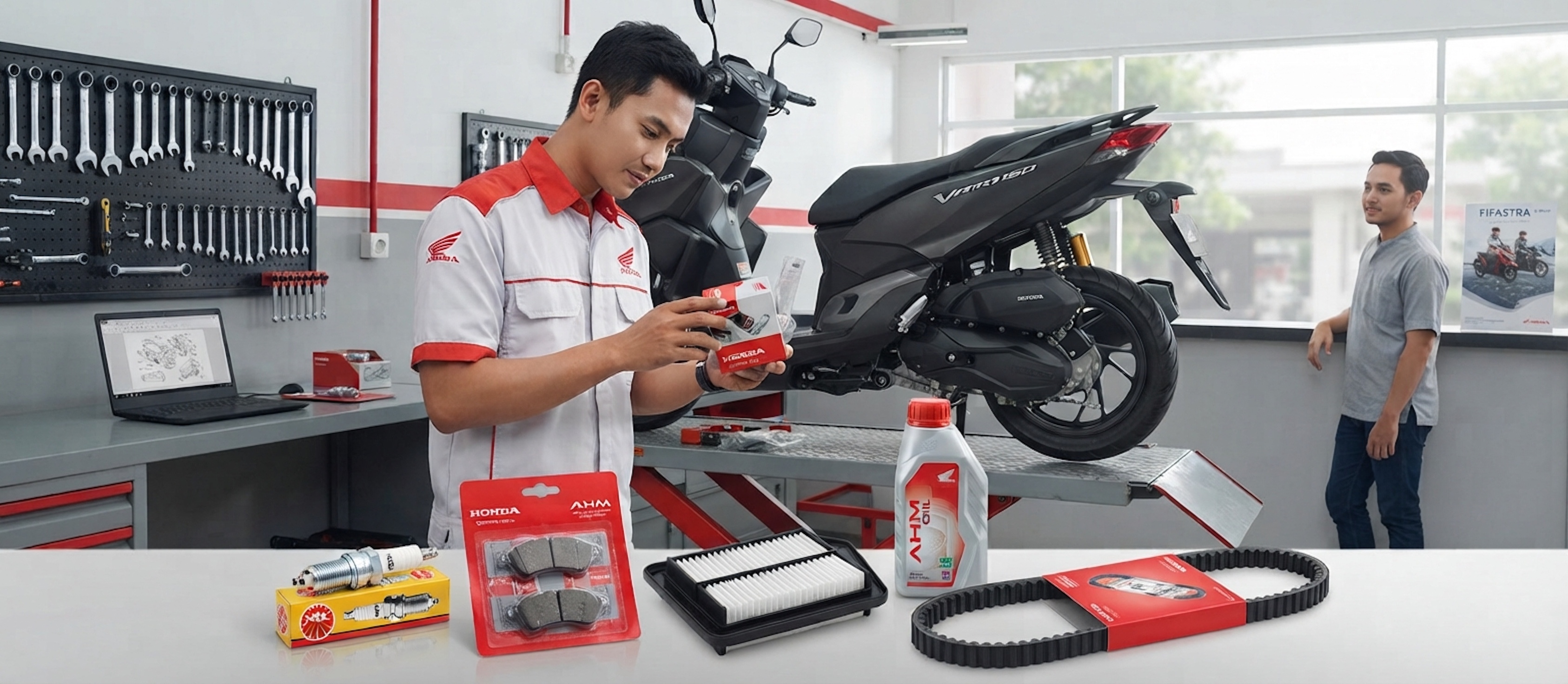 Daftar Sparepart Motor yang Wajib Diganti Berkala & Tips Membeli Yang Original