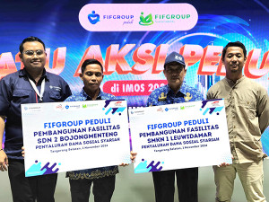 Program Keberlanjutan IMOS 2024: FIFGROUP Gelar Workshop Waste Crafting dan Berikan Bantuan Renovasi Sekolah